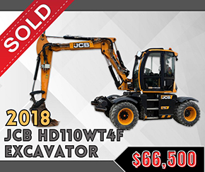 JCB Excavator Sold at Auction