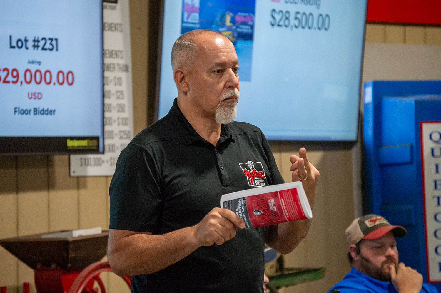 McGrew Bidder Bidding at Auction