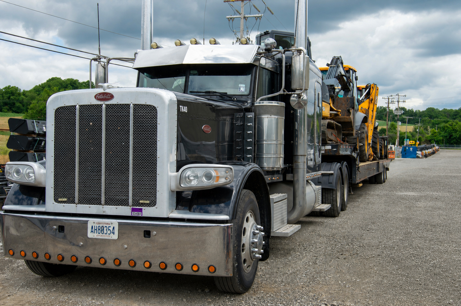 Iron Road Logistics Hauler With Equipment Loaded